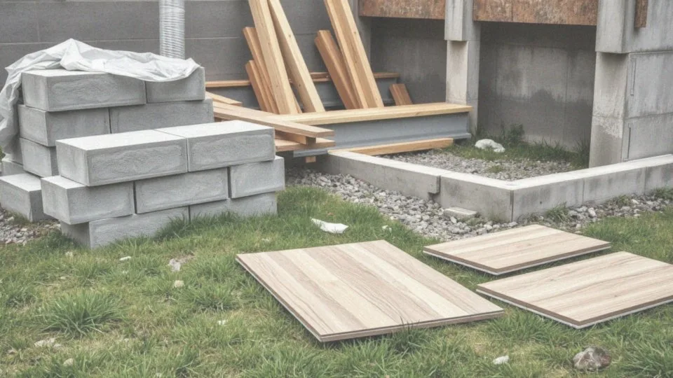 Jakie materiały są potrzebne do budowy podwyższonego tarasu?