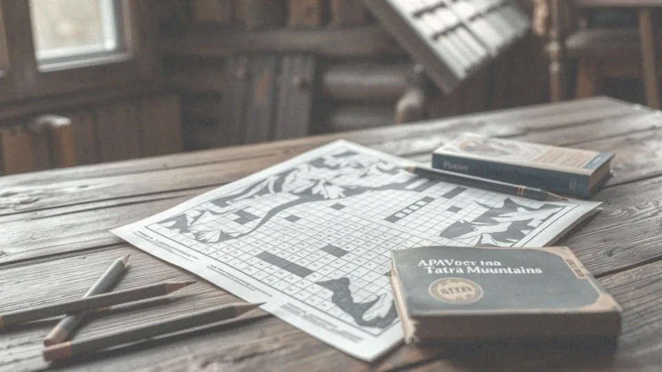 Jakie istnieję hasła krzyżówkowe dotyczące szczytów Tatr?