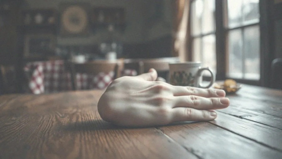 Co oznacza kciuk do środka w kontekście sygnału alarmowego?