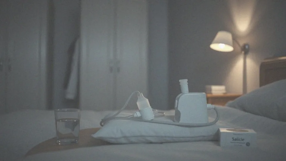 Czy inhalacje z soli fizjologicznej można stosować na noc?