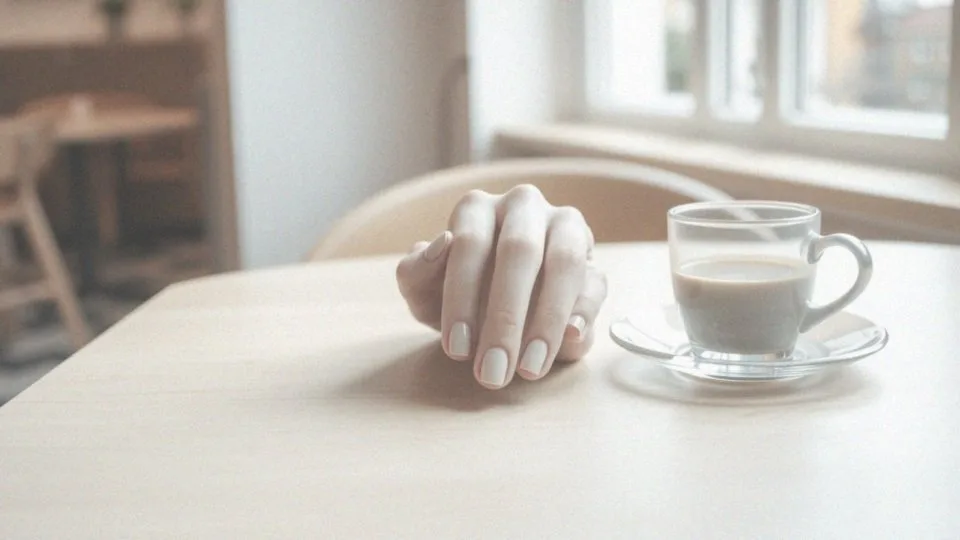 Jaki manicure będzie pasować do błękitnej sukienki?