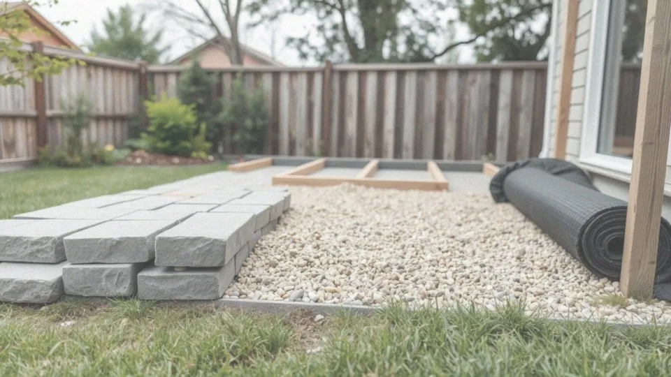 Jakie materiały są potrzebne do budowy tarasu na trawie?