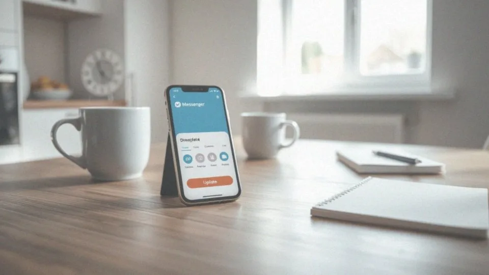 Jak aktualizacja aplikacji wpływa na problem z wiadomościami?