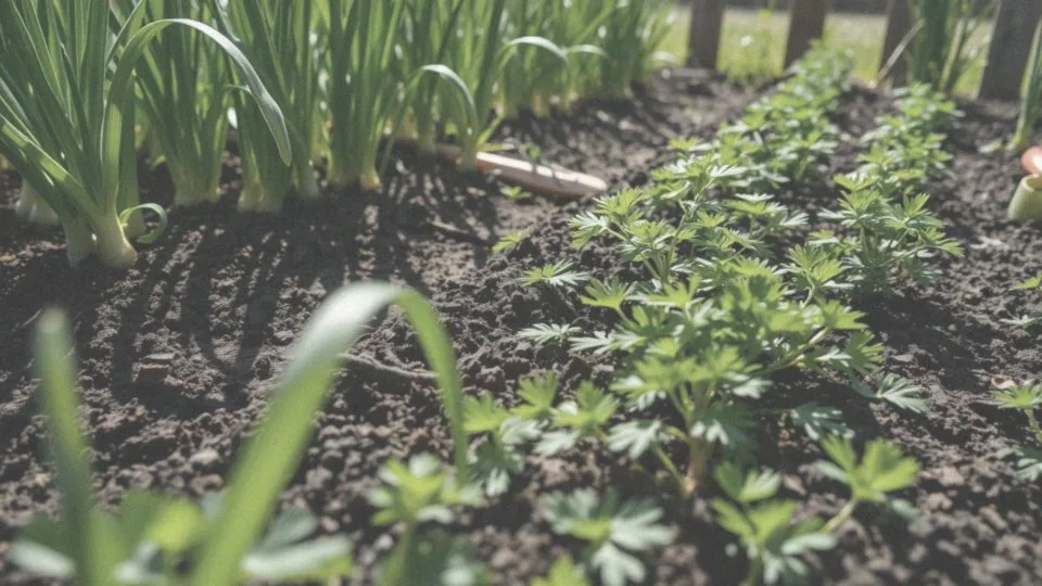 Dlaczego warto sadzić pietruszkę obok pora?