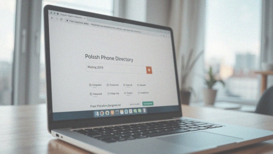 Jak korzystać z książek telefonicznych online do wyszukiwania numerów?