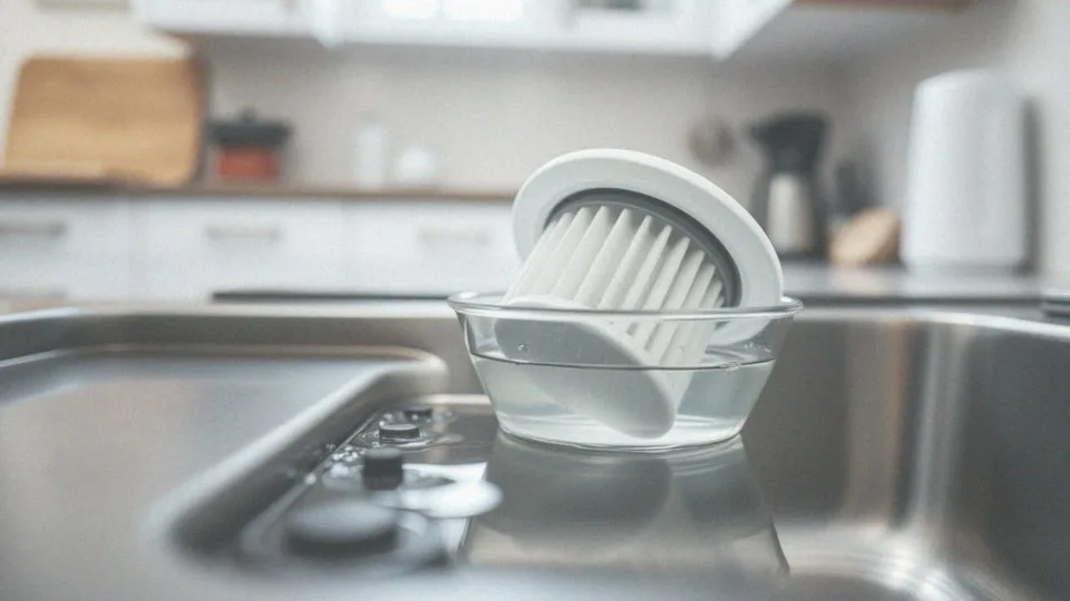 Jak czyścić filtr zmywarki przy użyciu octu?