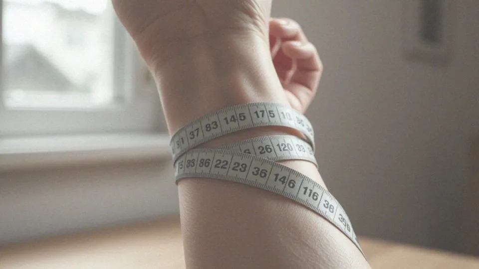 Jak zmierzyć obwód nadgarstka przed przedłużeniem bransolety?