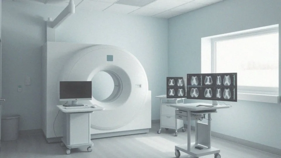 Jakie badania obrazowe są wykorzystywane w diagnostyce zrostów w płucach?