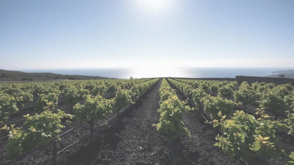 Jakie wina są produkowane na Santorini?