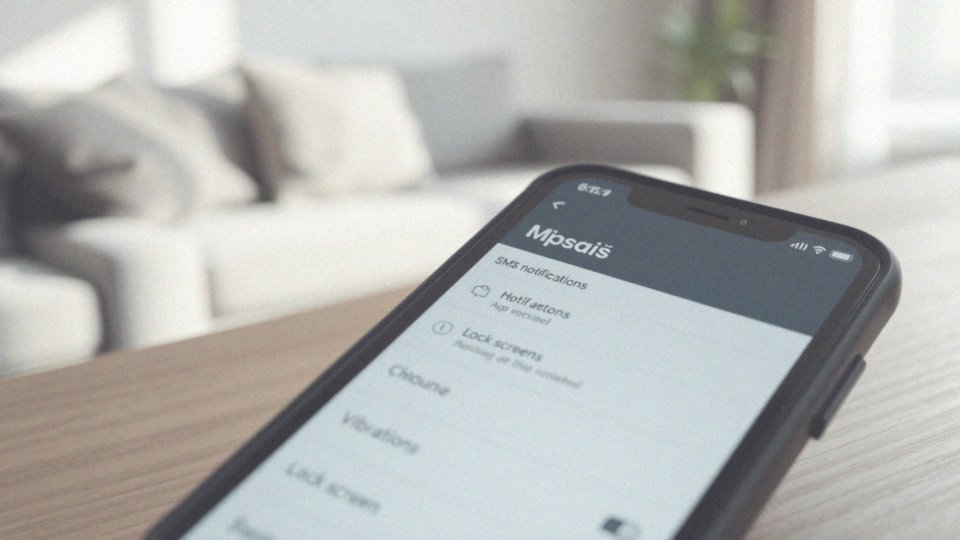 Jak sprawdzić ustawienia powiadomień SMS?