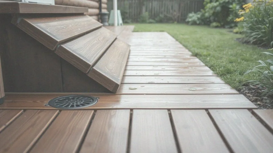 Jakie znaczenie ma prawidłowe odprowadzenie wody z tarasu?