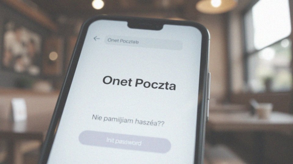 Jak odzyskać hasło do poczty Onet? Prosty poradnik krok po kroku